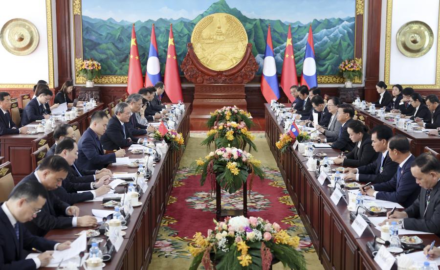 China ready to join Laos in building high-level community with shared ...