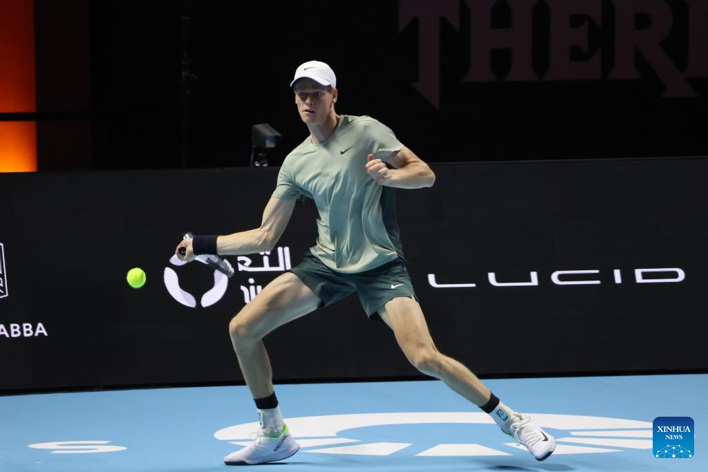 In pics Saudi Arabia's "6 Kings Slam" exhibition tennis tournamentXinhua