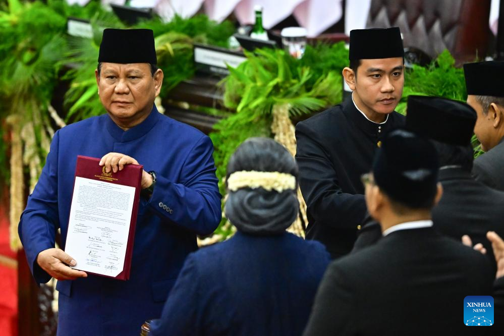 Prabowo Subianto Sworn In As Indonesian President-Xinhua