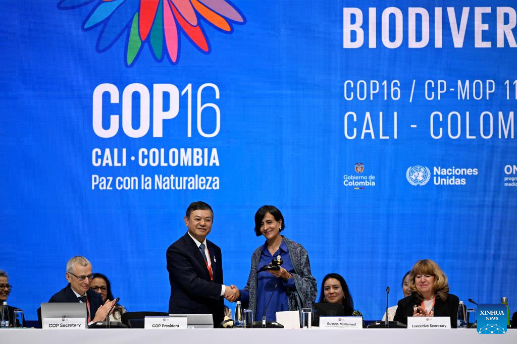 Colombia Takes Over Presidency Of COP16 On Biodiversity From China-Xinhua