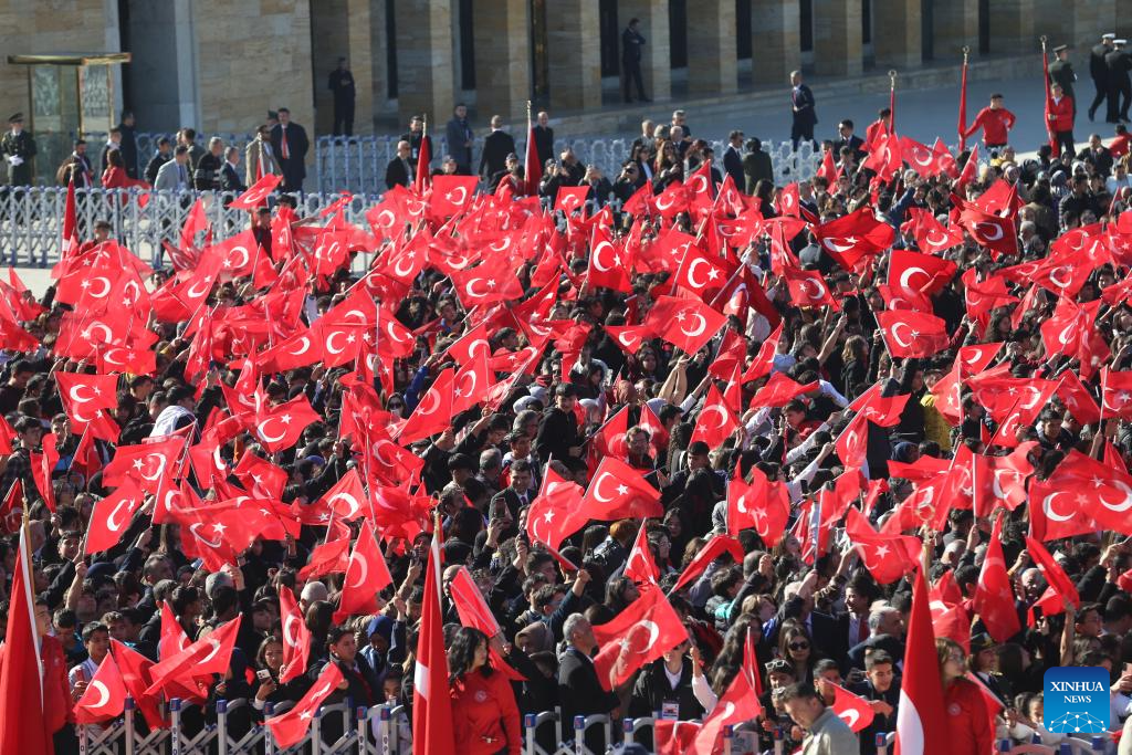 Türkiye marks 101st anniversary of Turkish Republic's founding-Xinhua