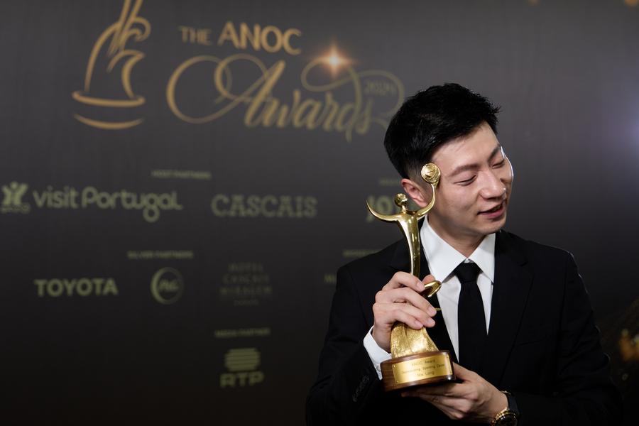 Chinese table tennis great Ma Long wins ANOC Outstanding Sporting Career Award-Xinhua