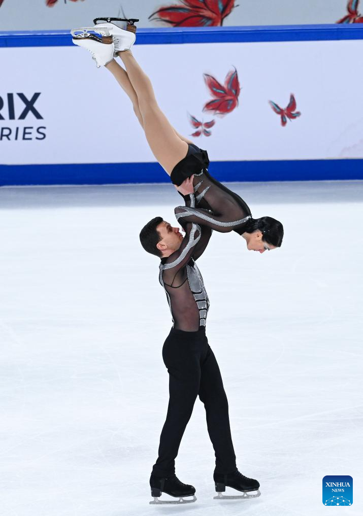 Highlights of Cup of China ISU Grand Prix of Figure Skating 2024Xinhua