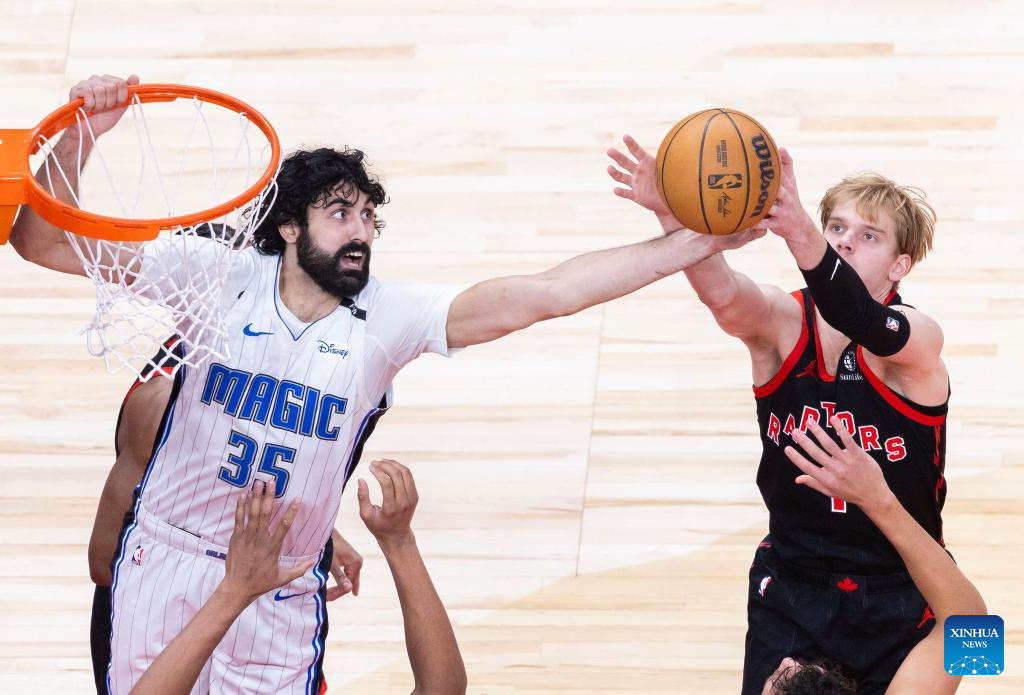 NBA: Toronto Raptors vs. Orlando Magic-Xinhua