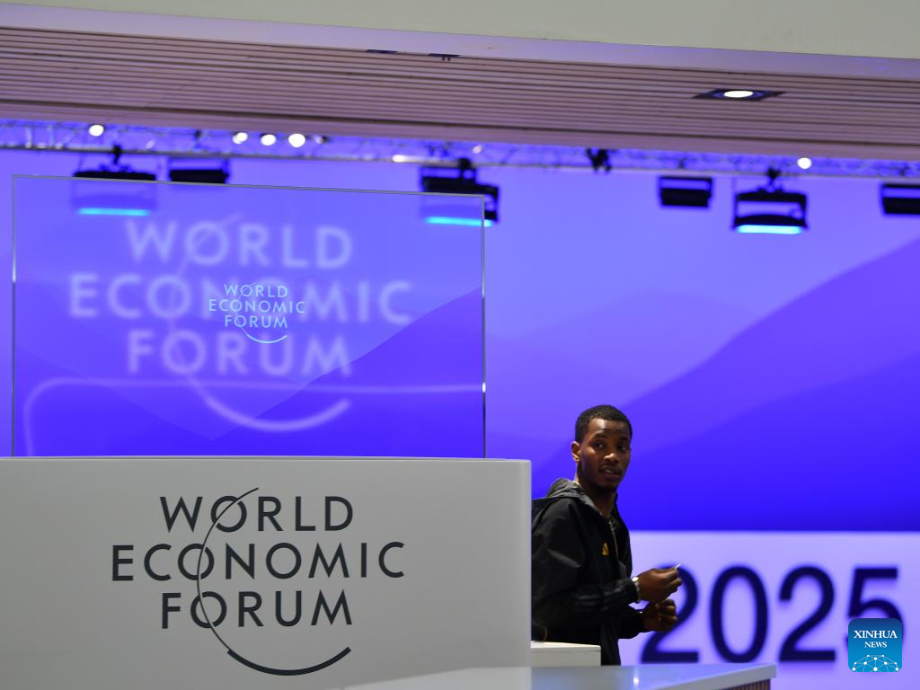 WEF Annual Meeting 2025 to kick off in DavosXinhua