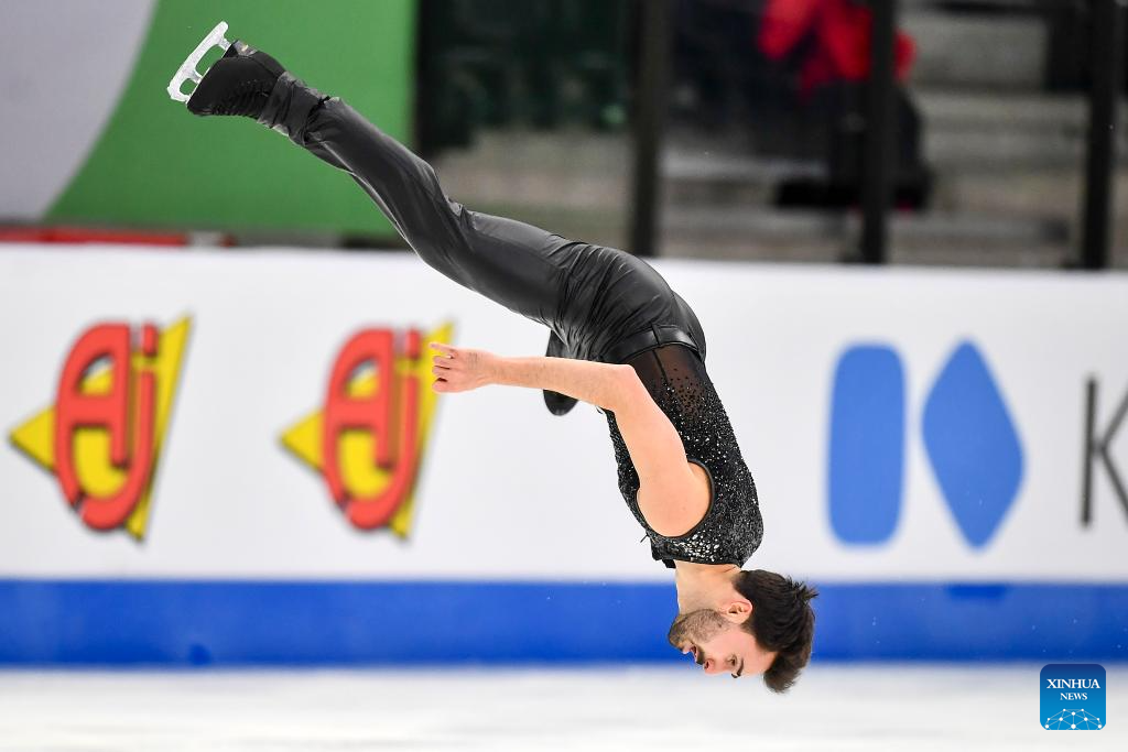 Highlights of ISU European Figure Skating Championships 2025 TallinnXinhua