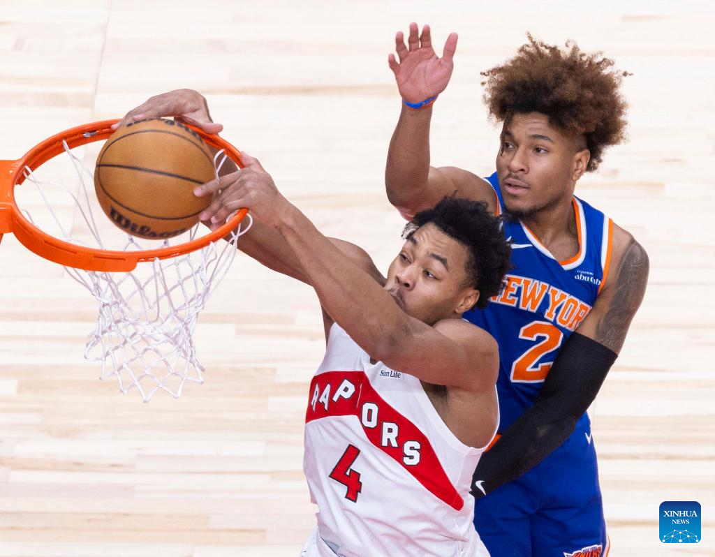 20242025 NBA regular season game Toronto Raptors vs. New York Knicks