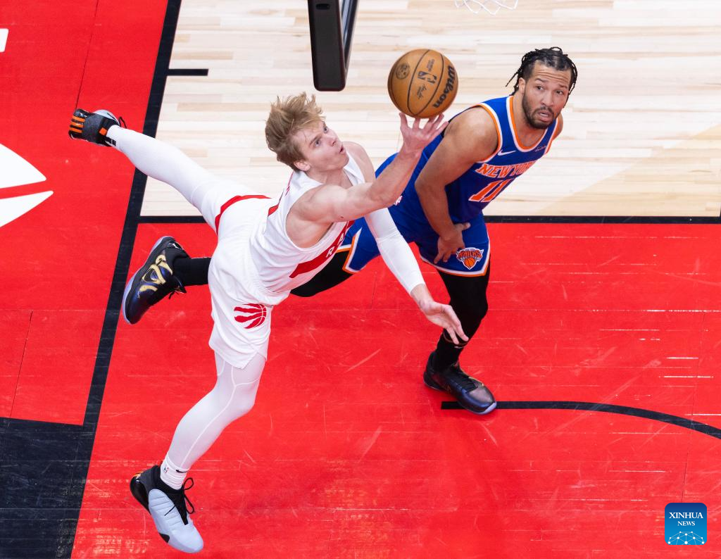 20242025 NBA regular season game Toronto Raptors vs. New York Knicks