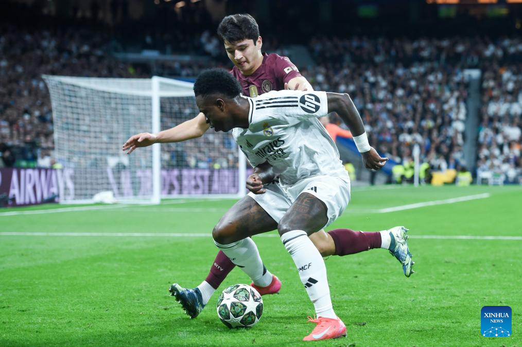 UEFA Champions League: Real Madrid vs. Manchester City-Xinhua