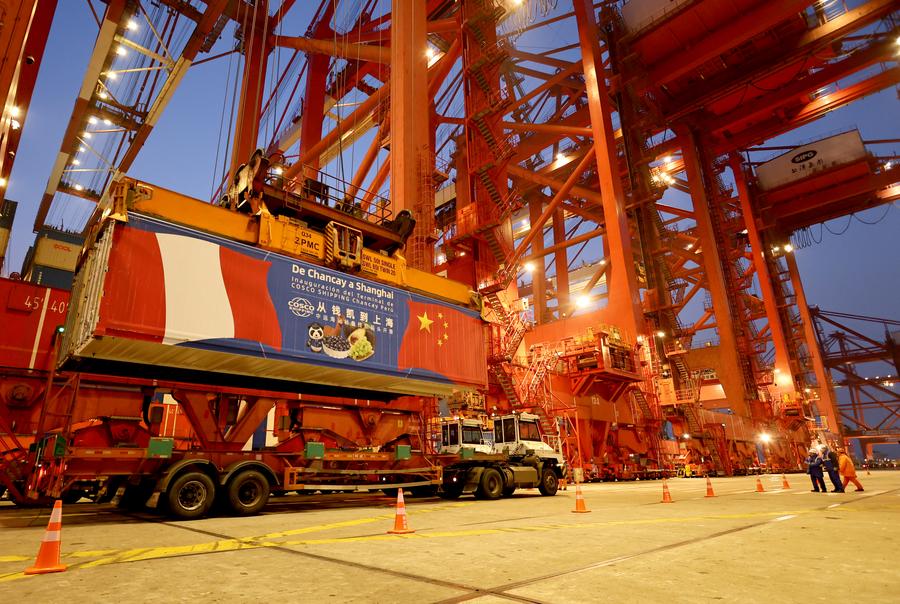 Cargo volume on Chancay-Shanghai shipping route exceeds 20,000 tonnes ...