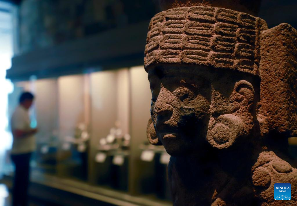 National Museum of Anthropology in Mexico City draws visitors on Int'l National Museum Day 2025