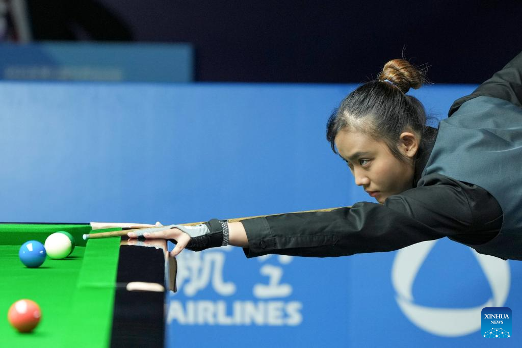 Highlights of Women's Six-red Snooker Semifinal Match at World