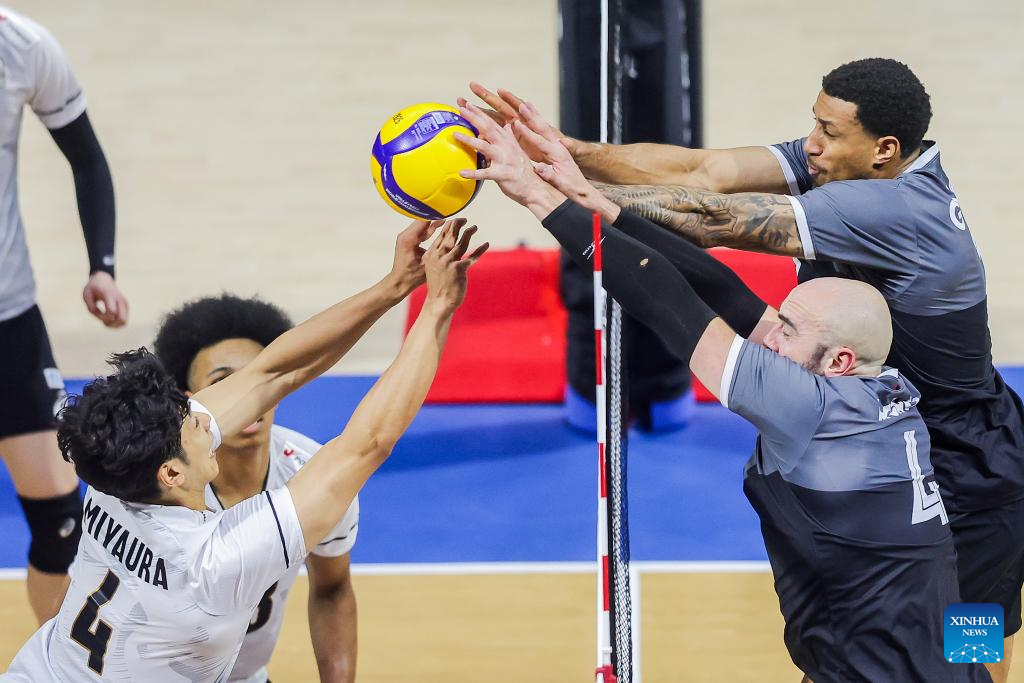 FIVB Men's World Championship 2025 pool G: Canada vs. Japan-Xinhua