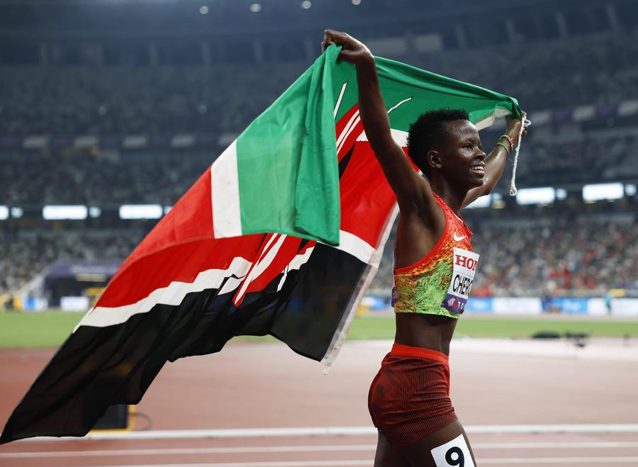 Kenya's Cherotich wins women's 3,000m steeplechase title at athletics ...