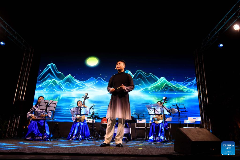 2025 "A Moment to Remember -- Mid-Autumn Chinese Folk Concert" staged in  Jordan-Xinhua