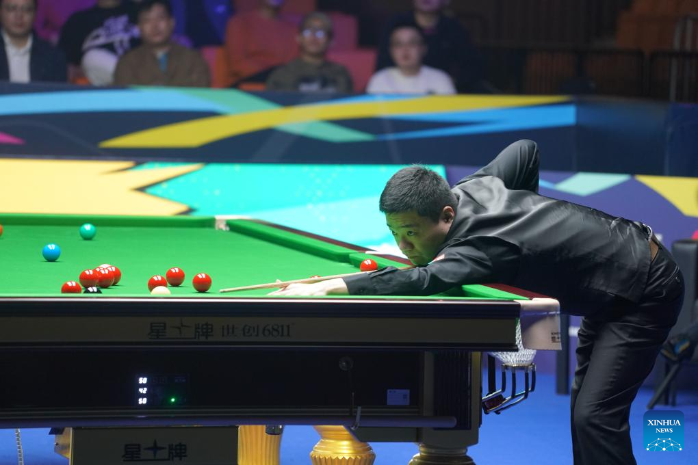 In pics: 2025 World Snooker Tour International Championship-Xinhua