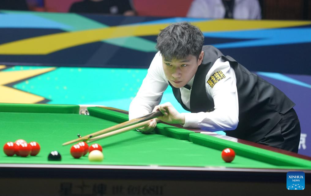 In pics: 2025 World Snooker Tour International Championship-Xinhua
