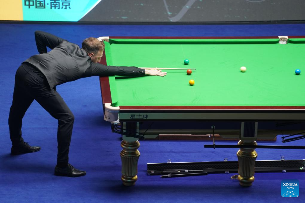 In pics: 2025 World Snooker Tour International Championship-Xinhua
