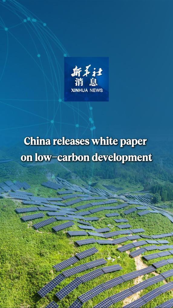 Xinhua News | China releases white paper on low-carbon development