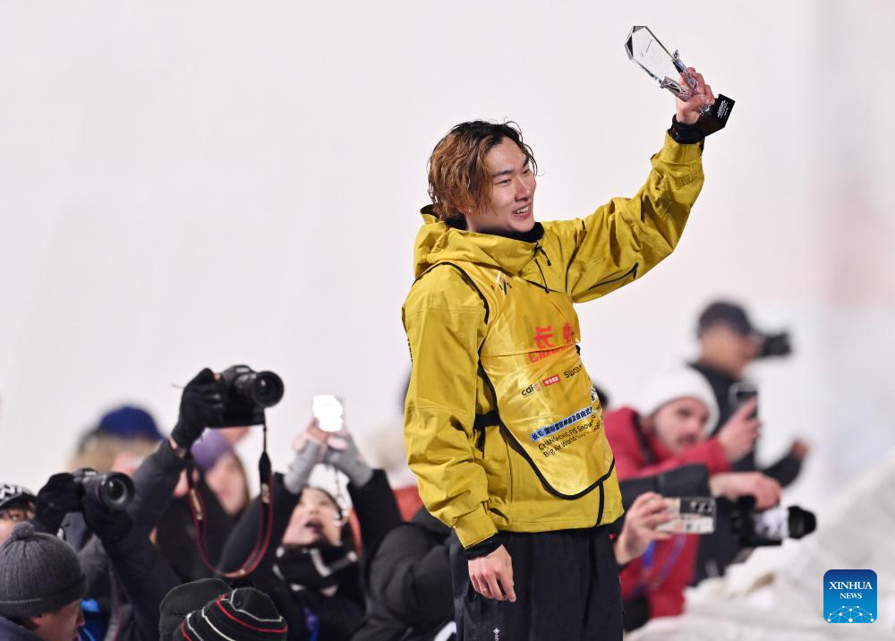 Su Yiming takes back-to-back big air World Cup titles-Xinhua