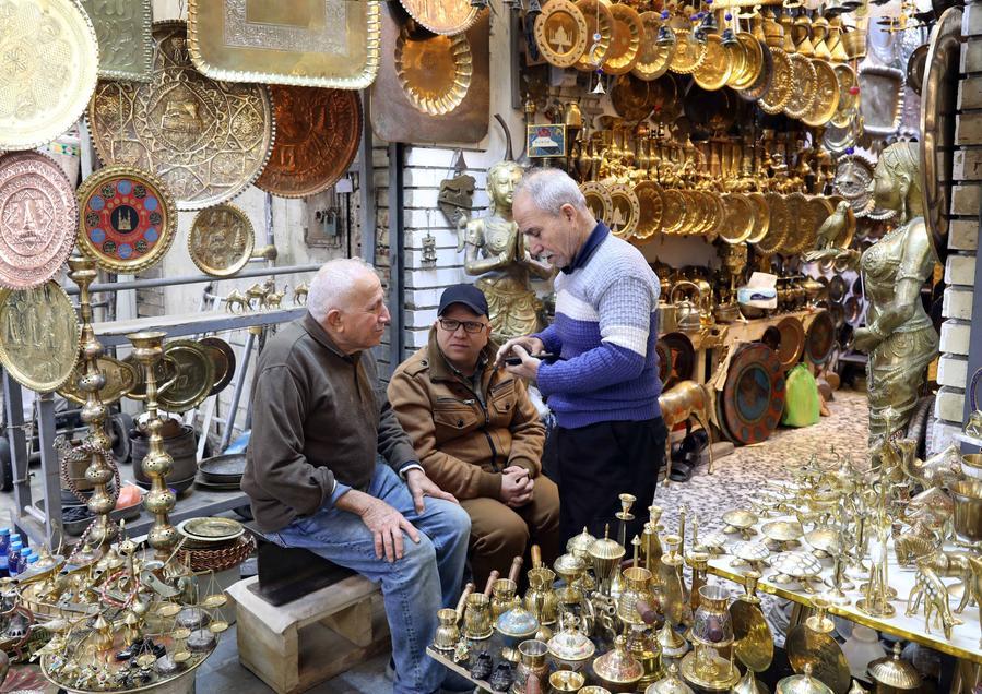 Mideast in Pictures: Baghdad's Safafeer market keeps centuries-old