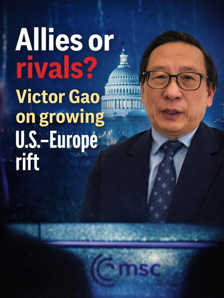 Allies or rivals? Victor Gao on growing U.S.-Europe rift