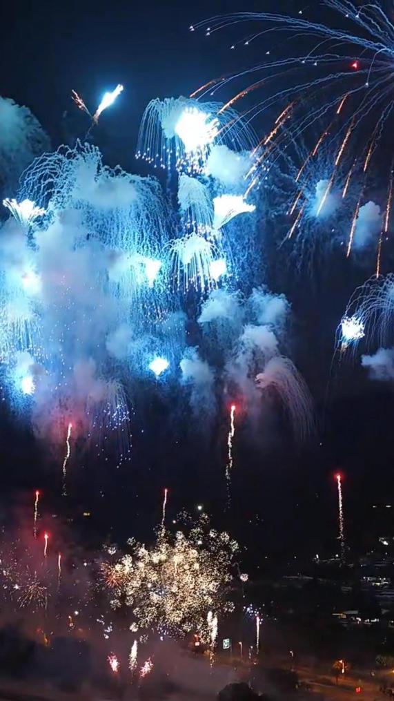 GLOBALink | Cross-Strait bonds shine in Spring Festival fireworks show