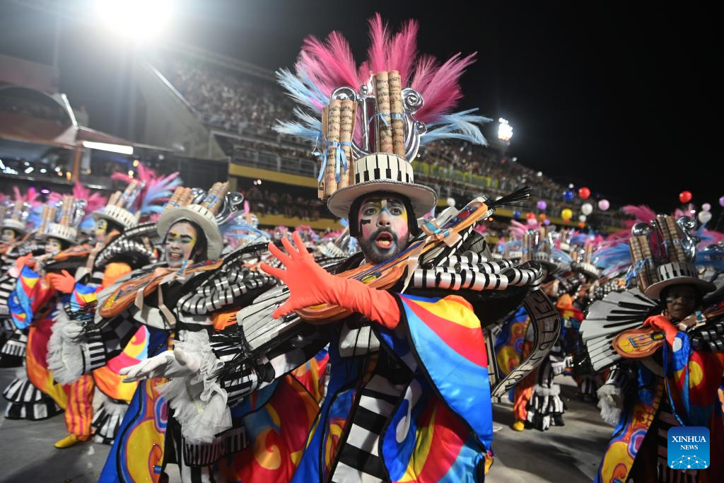 Parade held during Carnival 2026 in Rio de Janeiro-Xinhua