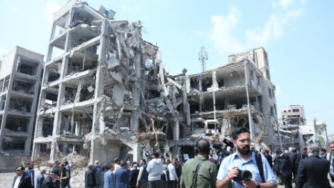 Strike on Iran: Buildings in Tehran Damaged by U.S.-Israeli Attacks