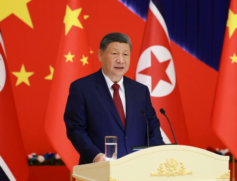Xi's Album | Xi says China-DPRK ties stand at new historical starting ...