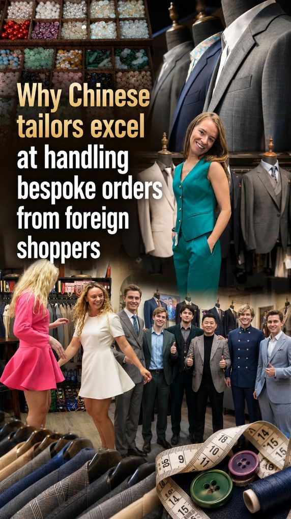 Why Chinese tailors excel at handling bespoke orders from foreign shoppers