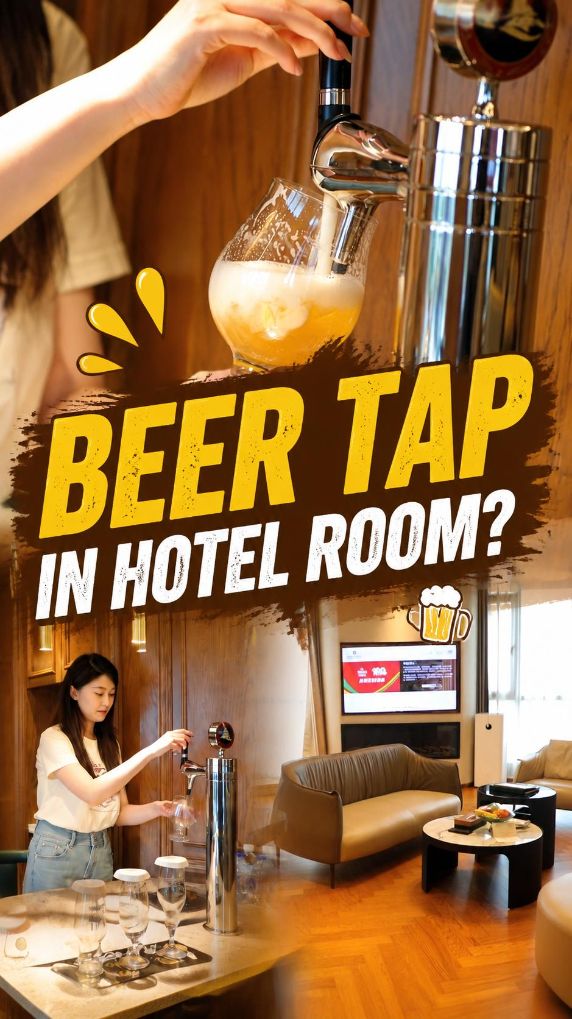 Qingdao hotel brings beer culture into guest rooms