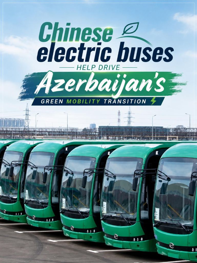 Chinese electric buses help drive Azerbaijan's green mobility transition