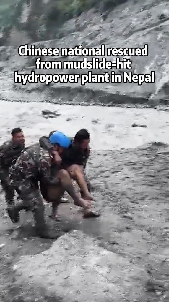 Chinese national rescued from mudslide-hit hydropower plant in Nepal