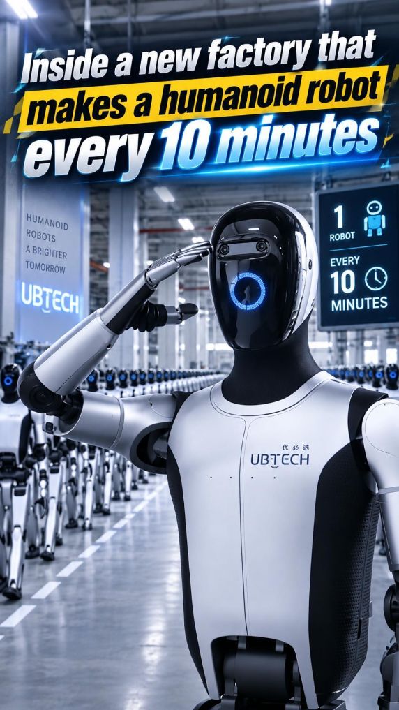 Humanoid robot mass-production plant put into operation in Liuzhou, China