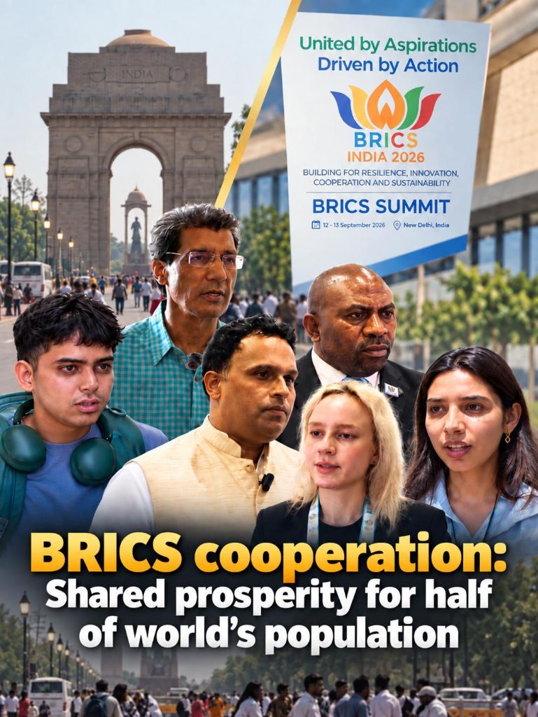 BRICS cooperation: Shared prosperity for half of world's population