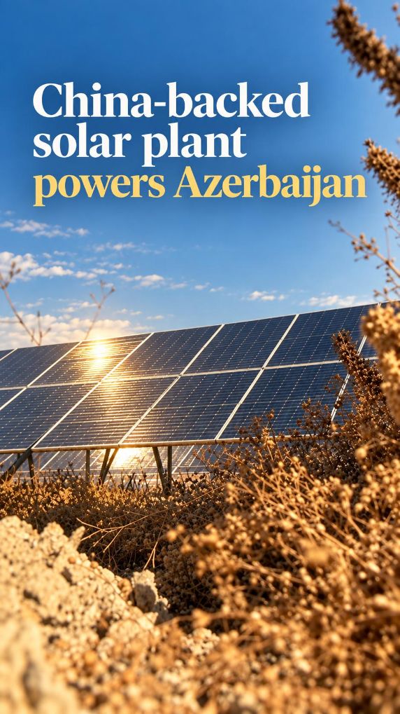 China-backed solar plant powers Azerbaijan