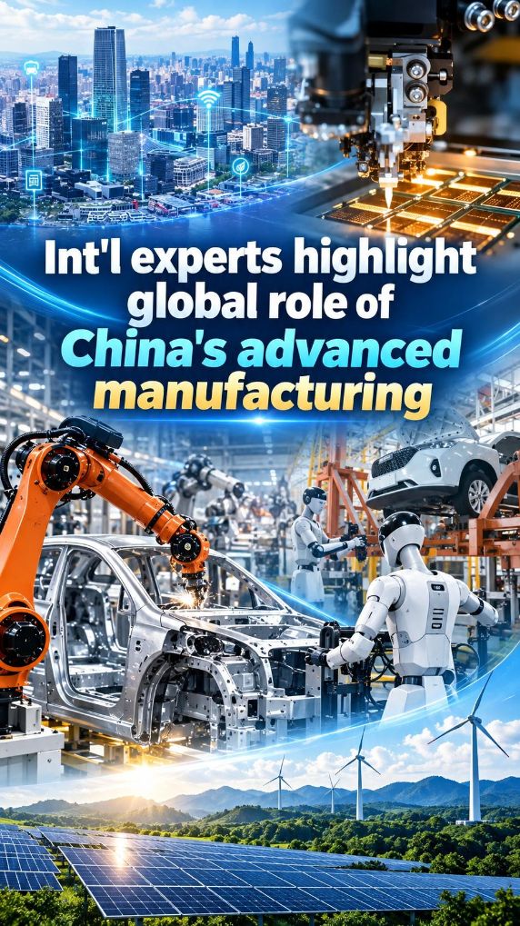 Int'l experts highlight global role of China's advanced manufacturing