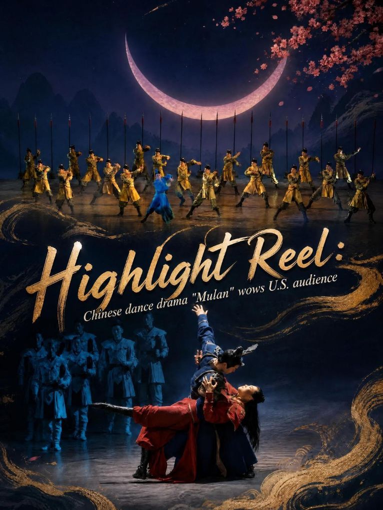 Highlight Reel: Chinese dance drama "Mulan" wows U.S. audience