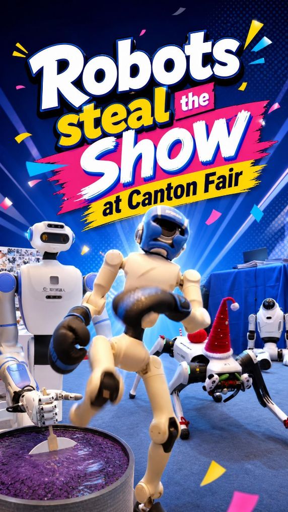 Robots steal the show at China's Canton Fair