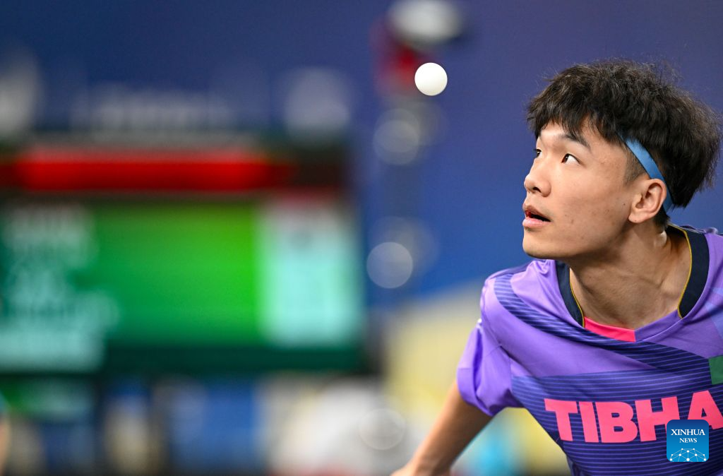 29th ITTF-Asian Table Tennis Championships: men's team group match-Xinhua