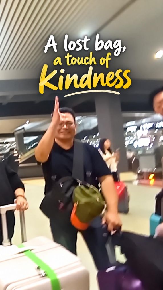 A lost bag, a touch of kindness