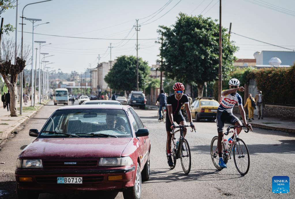 Daily life of Eritreans with bikes in Asmara Xinhua