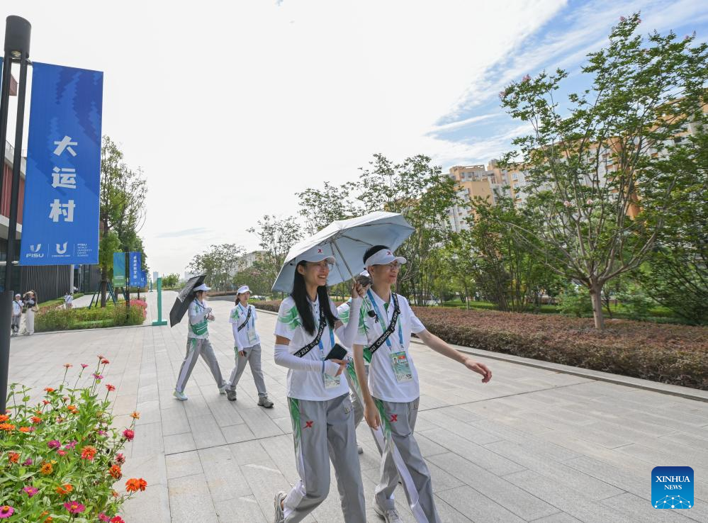 In Pics Universiade Village In Chengdu Sw China Xinhua