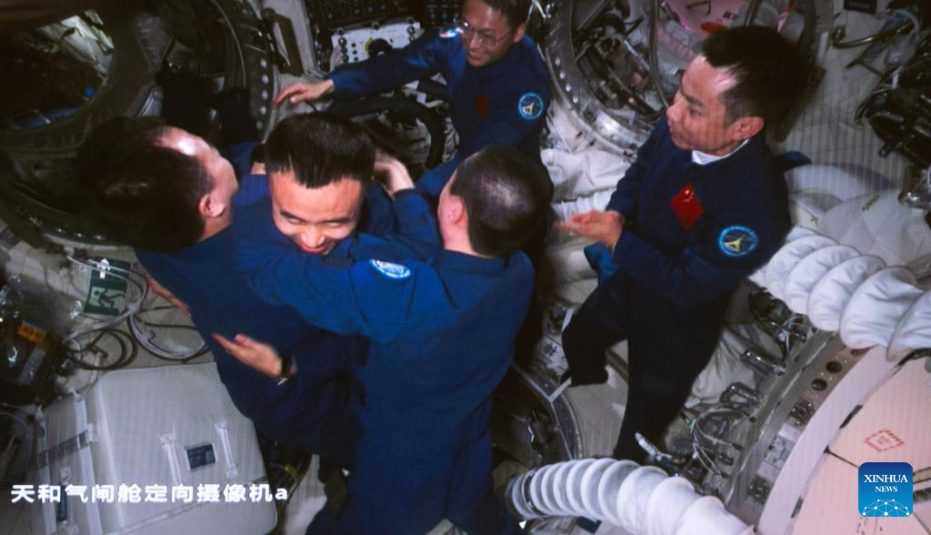 Shenzhou-17 Astronauts Enter Space Station, Complete Handover In Four ...