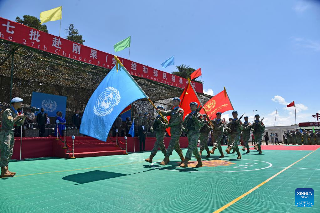 Chinese peacekeepers to DRC awarded UN Peace Medal