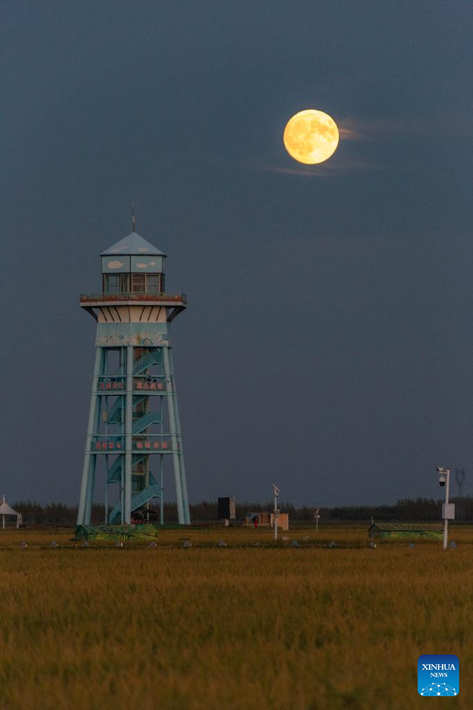 Full moon shines on night of MidAutumn Festival in ChinaXinhua