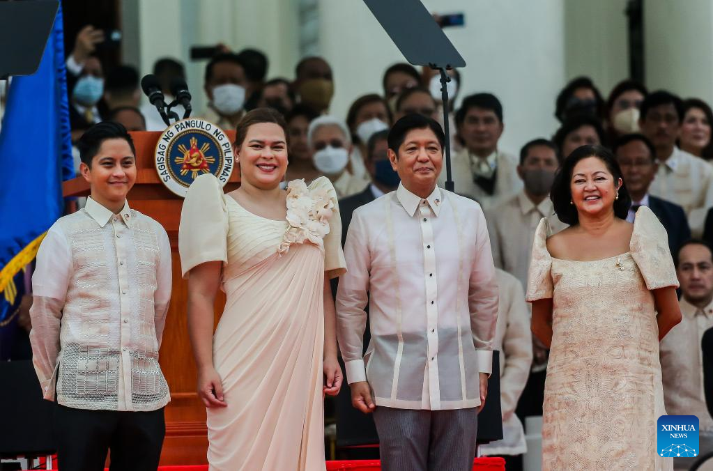 Marcos Sworn In As Philippines' 17th President-Xinhua