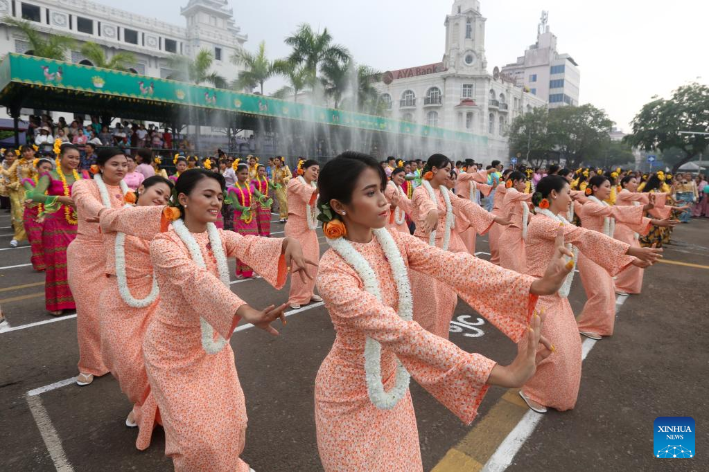 Traditional Thingyan water festival kicks off in MyanmarXinhua