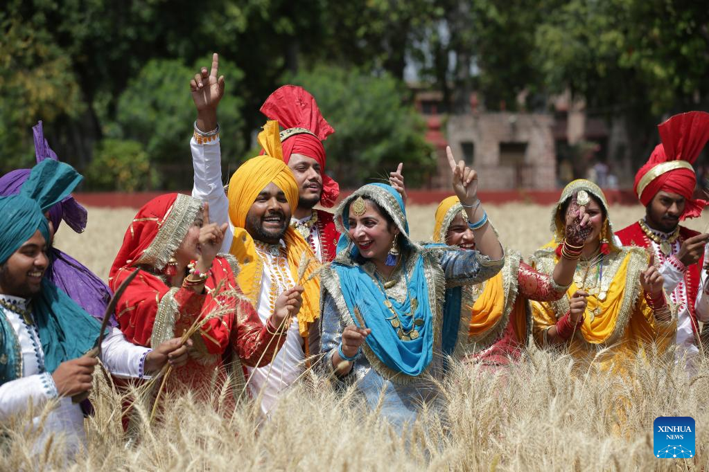 Festival Baisakhi celebrated in Indian state of PunjabXinhua